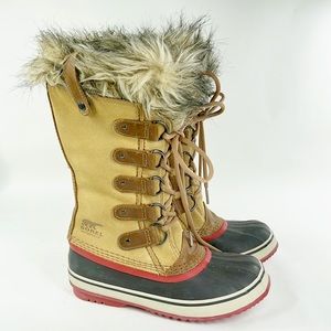SOREL | Joan of Arctic Taffy Bon Bon Waterproof Boots Size 6.5